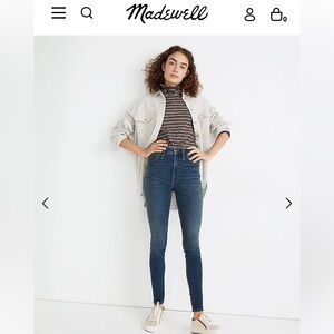 Madewell High Rise Roadtripper jeans